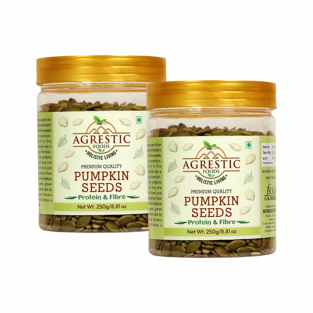 See full amazon price history chart for Agrestic Lightly Roasted Pumpkin Seeds 500g(2 Jars of 250 gm each), Immunity Booster Snack, Rich in Omega 3, Protein and Fiber Agrestic Lightly Roasted Pumpkin Seeds 500g(2 Jars of 250 gm each), Immunity Booster Snack, Rich in Omega 3, Protein and Fiber (B0BHL591XP) Amazon Price History, Amazon Price Tracker