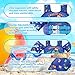 Chriffer Kids Swim Vest Life Jacket for 30-55 Pounds Boys and Girls, Toddler Floaties with Shoulder Harness Arm Wings for 2,3,4,5,6,7 Years Old Baby