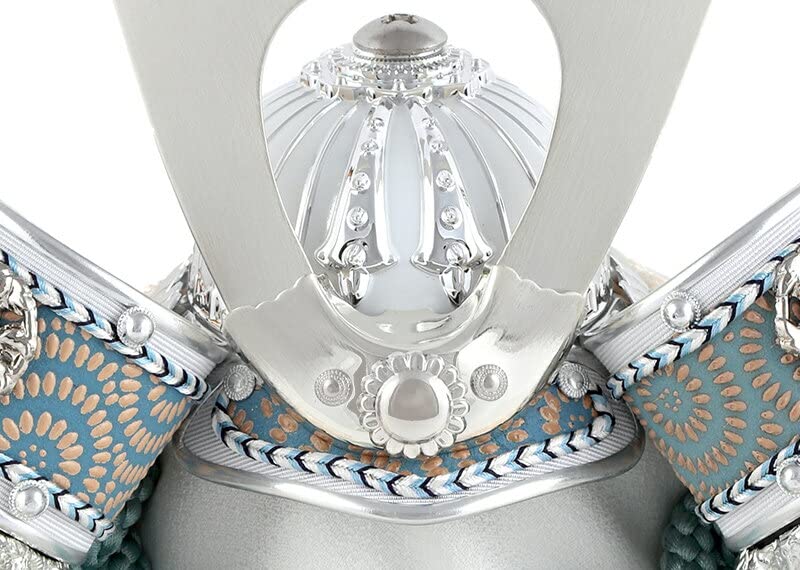 Amazon | 五月人形 コンパクト 兜ケース飾り 兜飾り 宝童監修 白銀中鍬