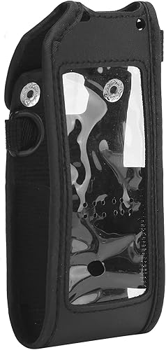 Miniatura 3 de Cuifati Walkie-Talkie - Funda protectora de piel sintética, funda suave de silicona, protector de walkie talkie apto para radio D878UV Two?Way
