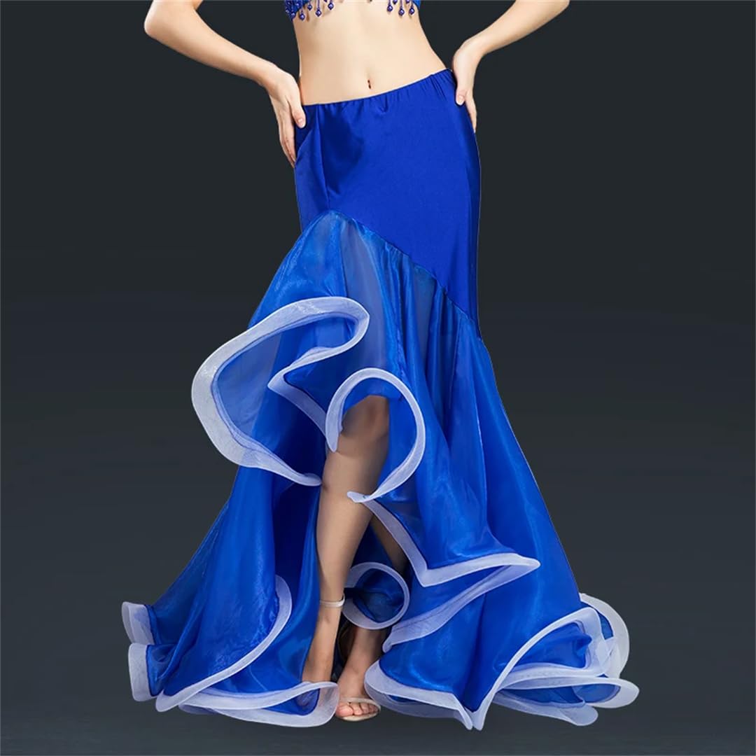 Faldas amplias y vaporosas, Falda de Danza del Vientre Gasa for Mujer en Multicolor