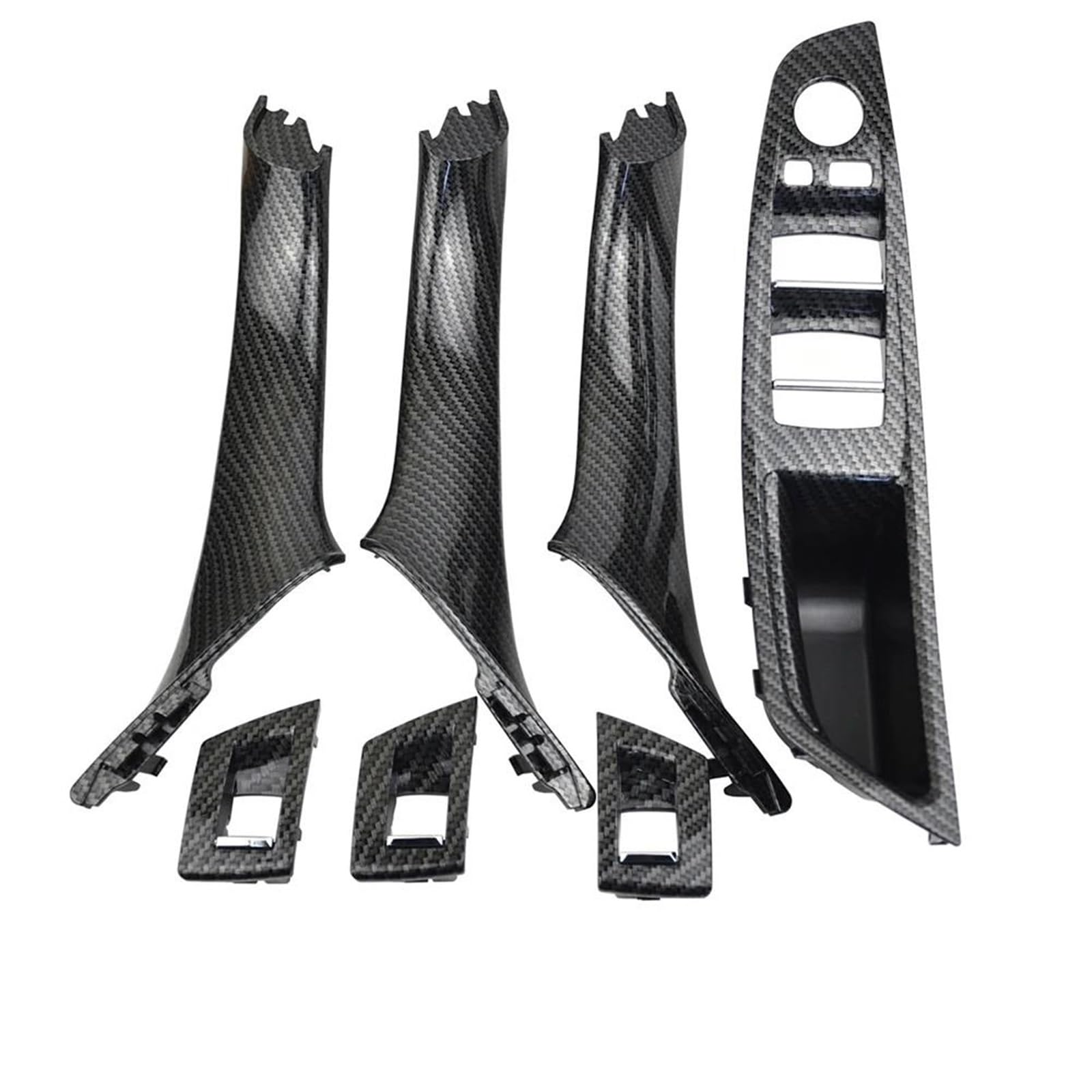 Sckcpnhnpp Carbon Fiber For F10 F18 520I 525I 528I 530I 2010-2016 Car Interior Door Handle