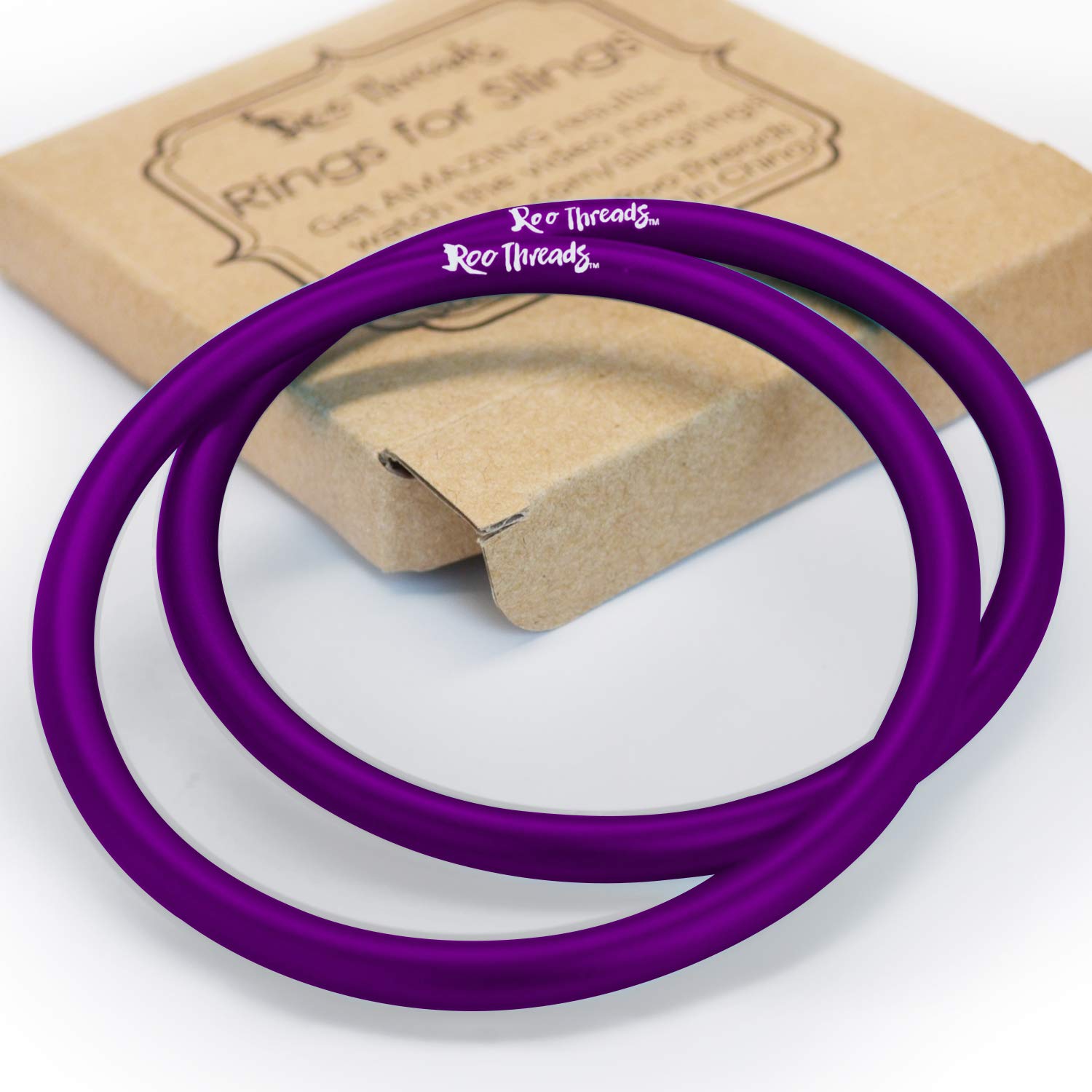 Aluminum Rings for Baby Slings, Purple