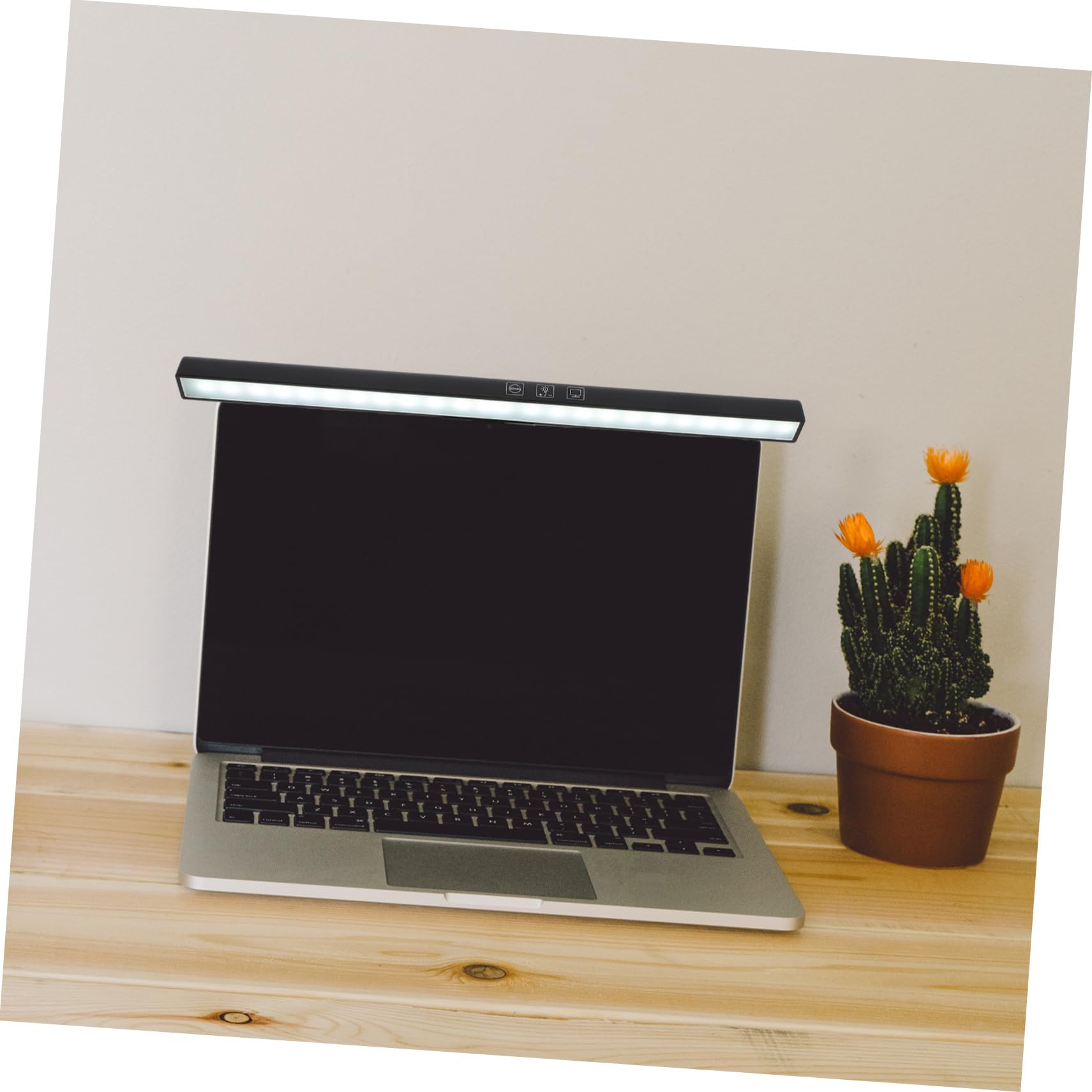 DOITOOL Barra Luminosa Facile da Installare per Monitor Lampada da Scrivania LED Regolazione Luminosità e Protezione Anti Luce Blu Nero per Schermo Laptop e Monitor