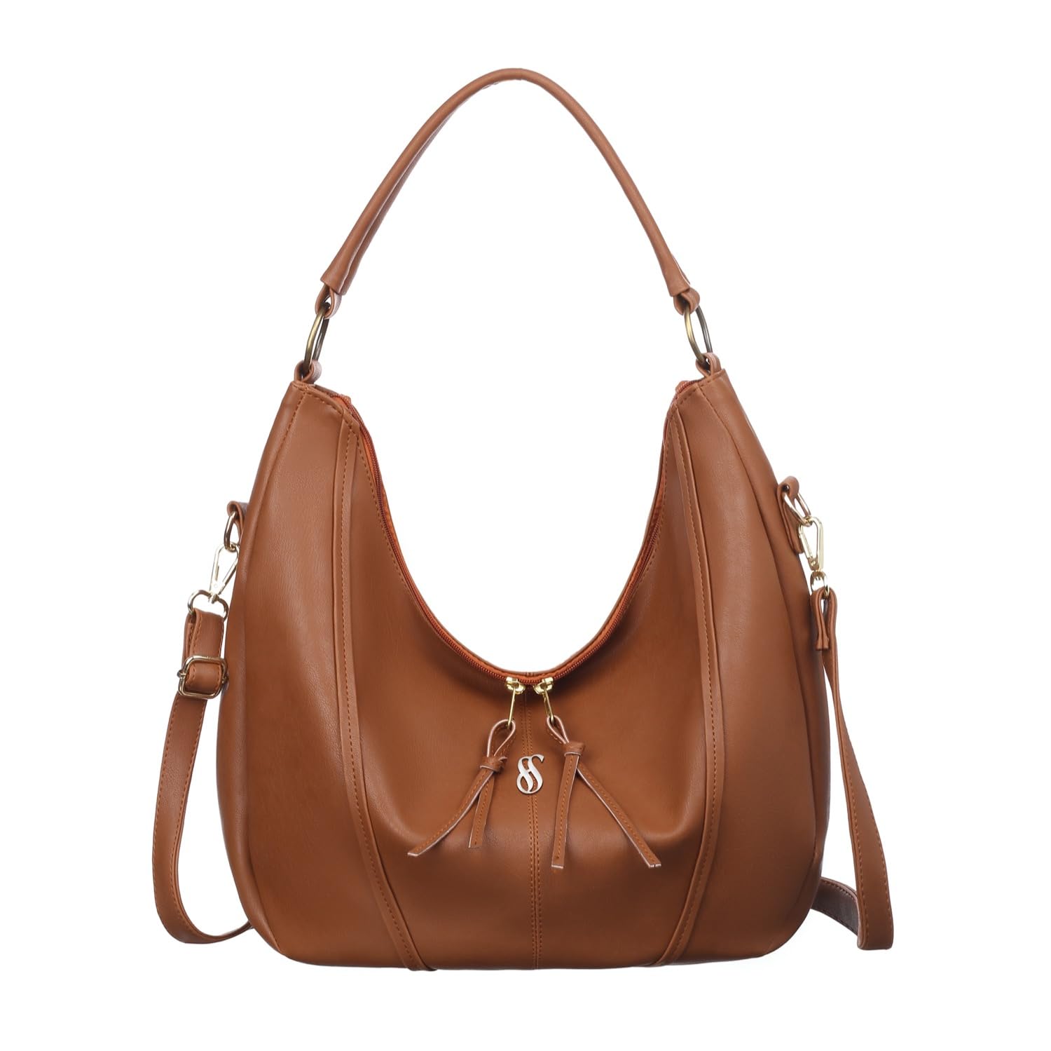 fostelo Women's Vegan Leather New York Luxe Tote Handbag for Women | Hobo Bag for Work | Ladies Purse | Stylish Shoulder Bag | Gift For Women-picture-49