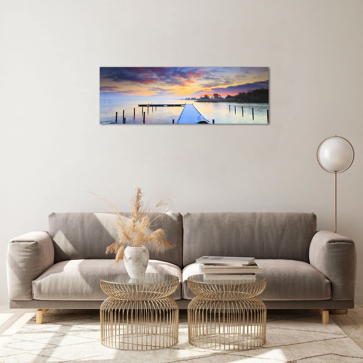 Peinture Sur Verre Artaza - Plage Tropicale Au Coucher Du Soleil 75x50 Peinture Sur Plexiglas Photo Sur Glas