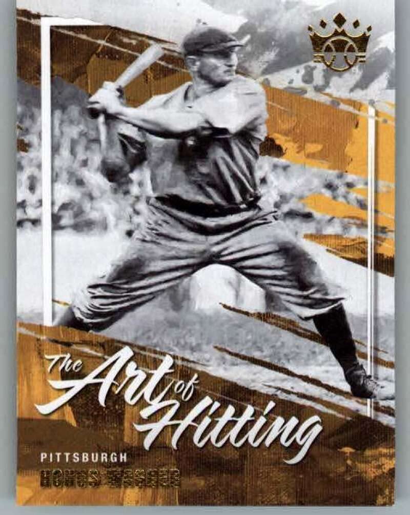 2022 Diamond Kings The Art of Hitting #9 Honus Wagner Pittsburgh Pirates Baseball Trading Card