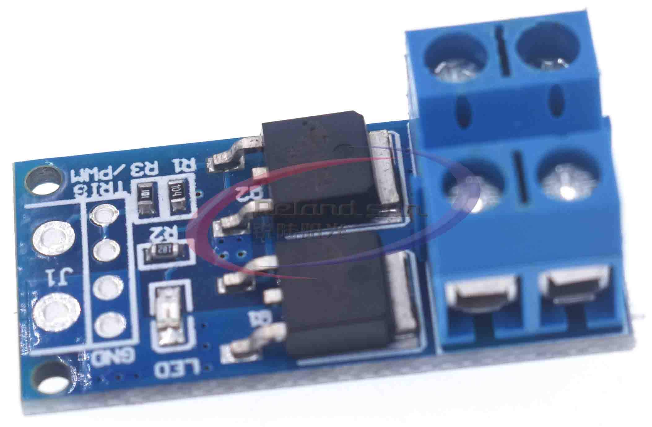 15A 400W MOS FET Trigger Switch Drive Module PWM Regulator Control Panel