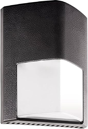 RAB Lighting ENTRA12 Entra 12W Cool LED 120V a 277V Luz de montaje en pared, bronce, multi