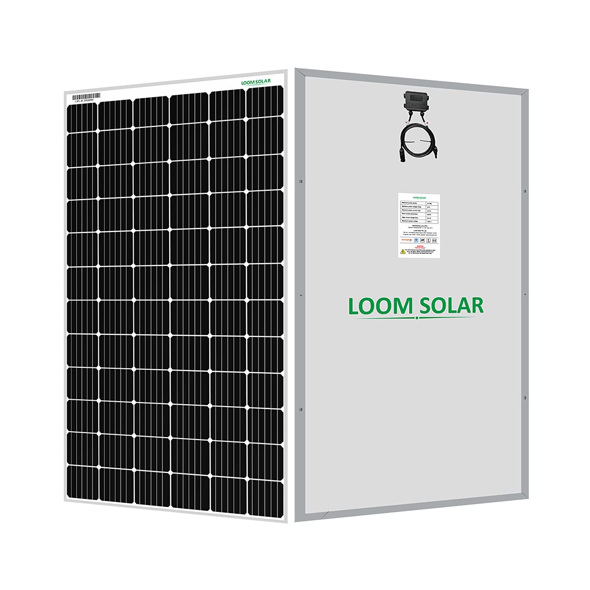 LOOM SOLAR Panel 390 watt -24 volt Mono Perc (Single Panel)