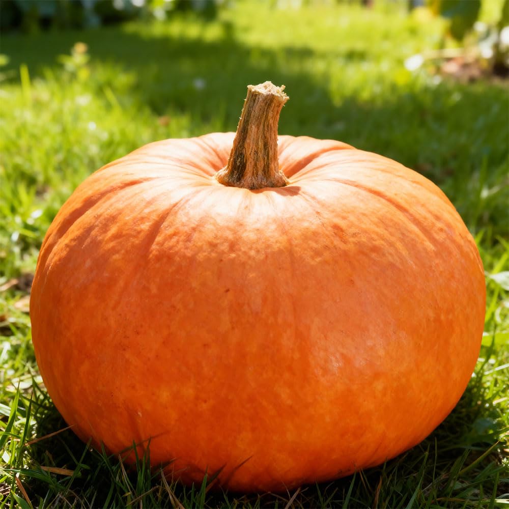 Pumpkin ‘Zucca Quintale’ Seeds – Large Smooth Orange Fruits – Easy-Grow Heritage Italian Variety with Sweet Yellow Flesh – Ideal for Soups, Pies & Roasting