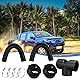 Diesel Standheizung Zubehör 75mm T-Rohr-Set Warmluftschlauch 75mm Auto Heizung Warmluftauslass Entlüftungsschlauch Clips Set Auto Heizung Rohr Kanal Autoluftheizer Zubehör Luftauslassset Webasto