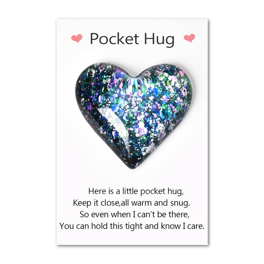 Pocket Hug Token Gift for Women Daughter Granddaughter Christmas Birthday Gift for Big Little Sister Niece Cousins Long Distance Relationship Gifts for Friend Bestie Inspirational Gift for Women Girls