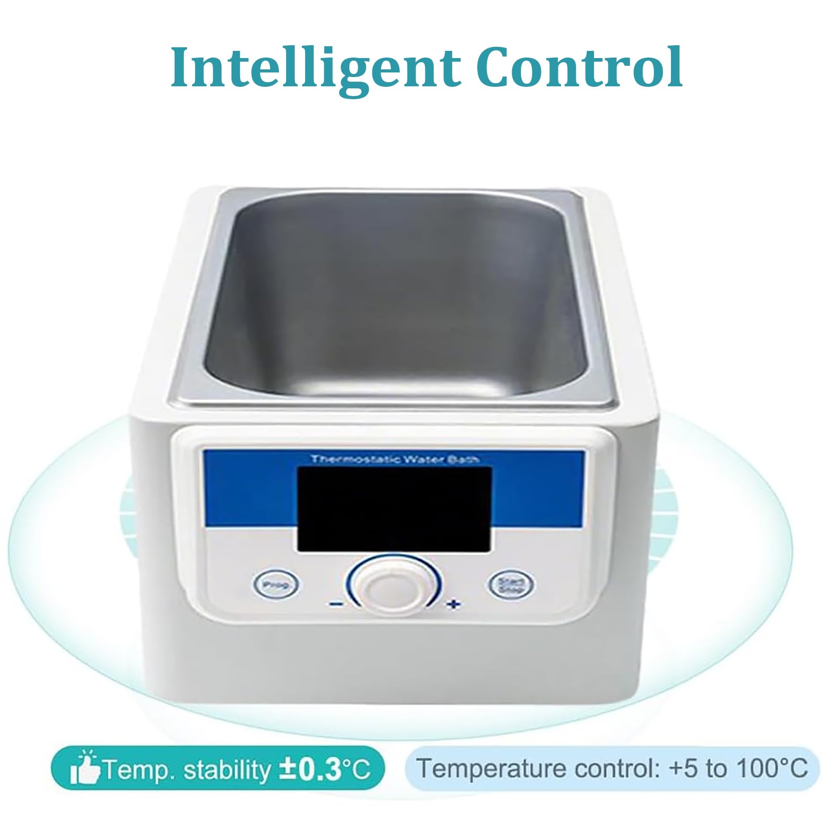 Baño María De Laboratorio De Temperatura Constante De 550 W, Baño María Digital De Laboratorio, Capacidad: 5 L, Control De Temperatura PID, Rango De Tiempo: 1s~99min 59s
