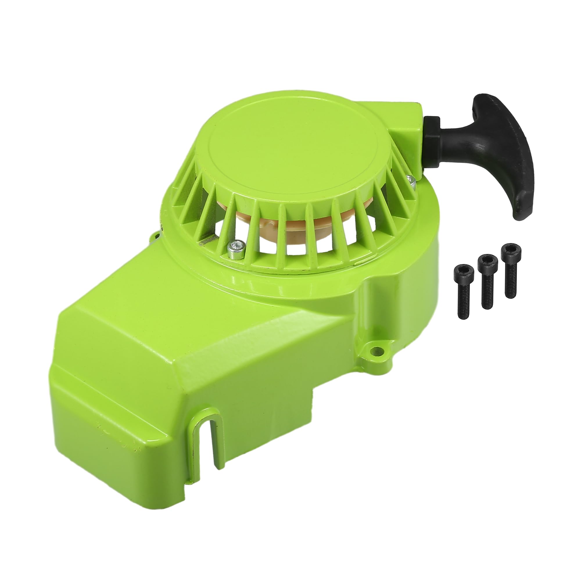 X AUTOHAUX 1 Set Aluminum Alloy Pull Recoil Start with Screws for 47CC 49CC Mini Pocket Dirt Bike Minimoto ATV Quad Scooter Green