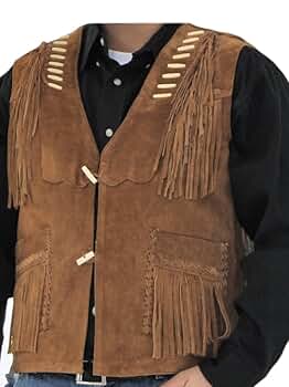 FRINGE VEST SET SUEDE JACKET ブラウンM 61lWA5NvCcL._SY350_QL65_.jpg