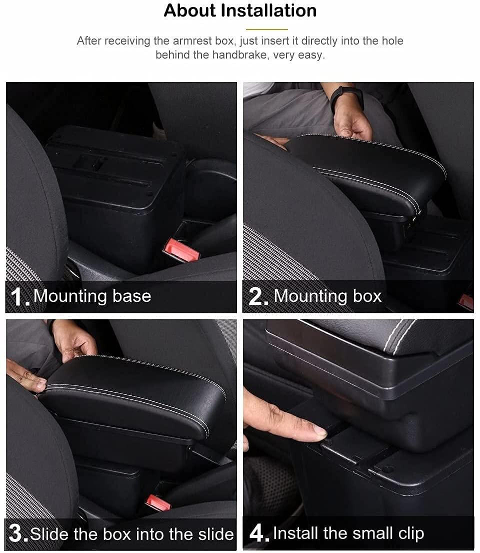 para O&pel A-stra J, accesorios para Coche, caja de reposabrazos, caja de contenido de tienda Central, caja de almacenamiento USB de Gran espacio