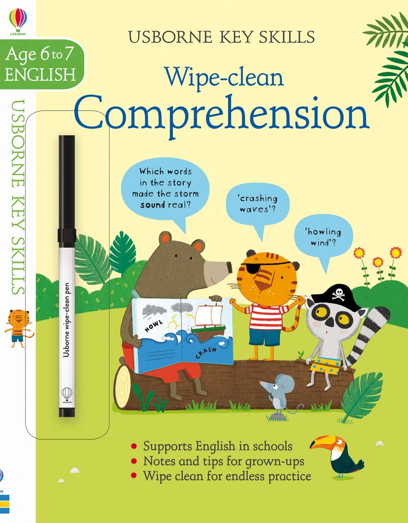 Usborne GB Wipe-Clean Comprehension 6-7