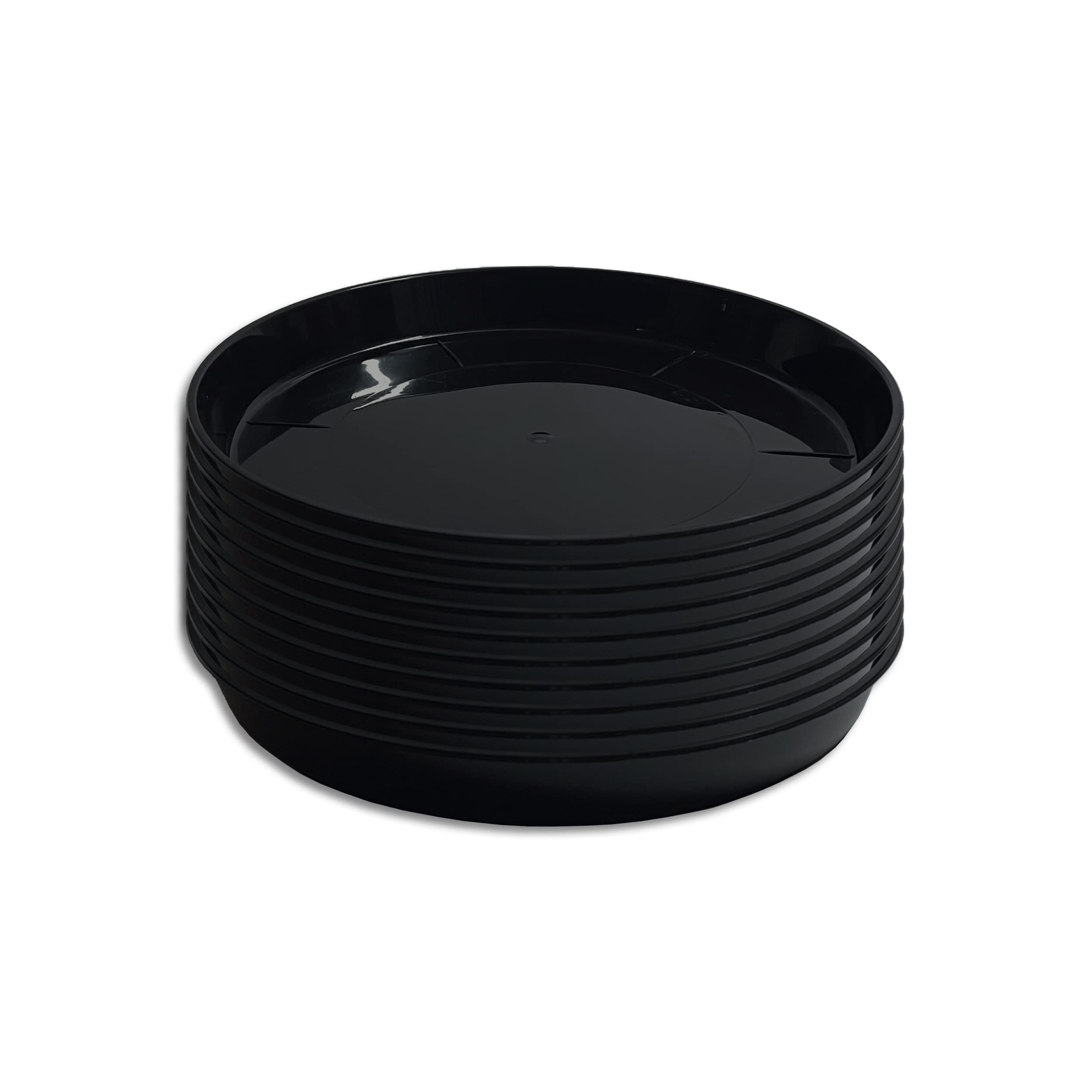 Sottovasi Rotondi In Plastica 14 Cm: 10 Pezzi Resistenti Per Piante Interne/esterne