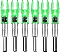 Vista 10 de DEEPOWER X Culatines Iluminados para Flechas .204"/.233"/.244"/.246" con Interruptor de Encendido/Apagado con Bujes H, S, GT