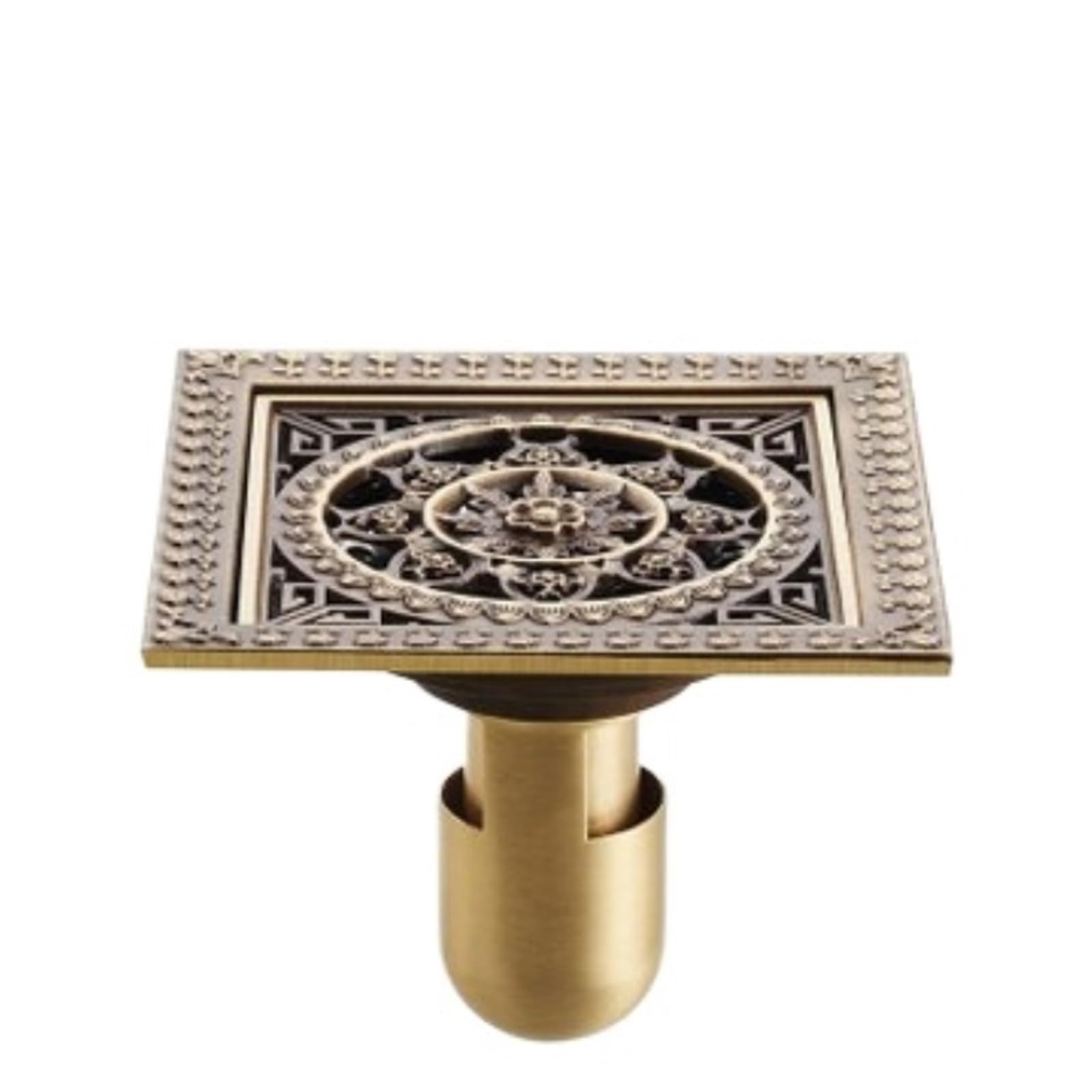 Floor Drain Floor Drain Antique Brass Square Floor Drain Strainer Cover For Shower Bathroom(Style 5)