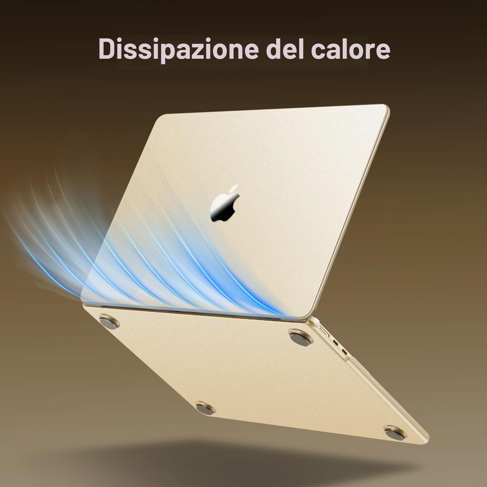 MOSISO Compatibile con MacBook Air 15'' Cover 100% Colore Ufficiale M5 2026 | Copritastiera&Pellicola&Ultra Sottile Case per MacBook 15,3'' M4 M3 M2 A3448 A3114 A2941 2025-2022, Galassia Chiaro