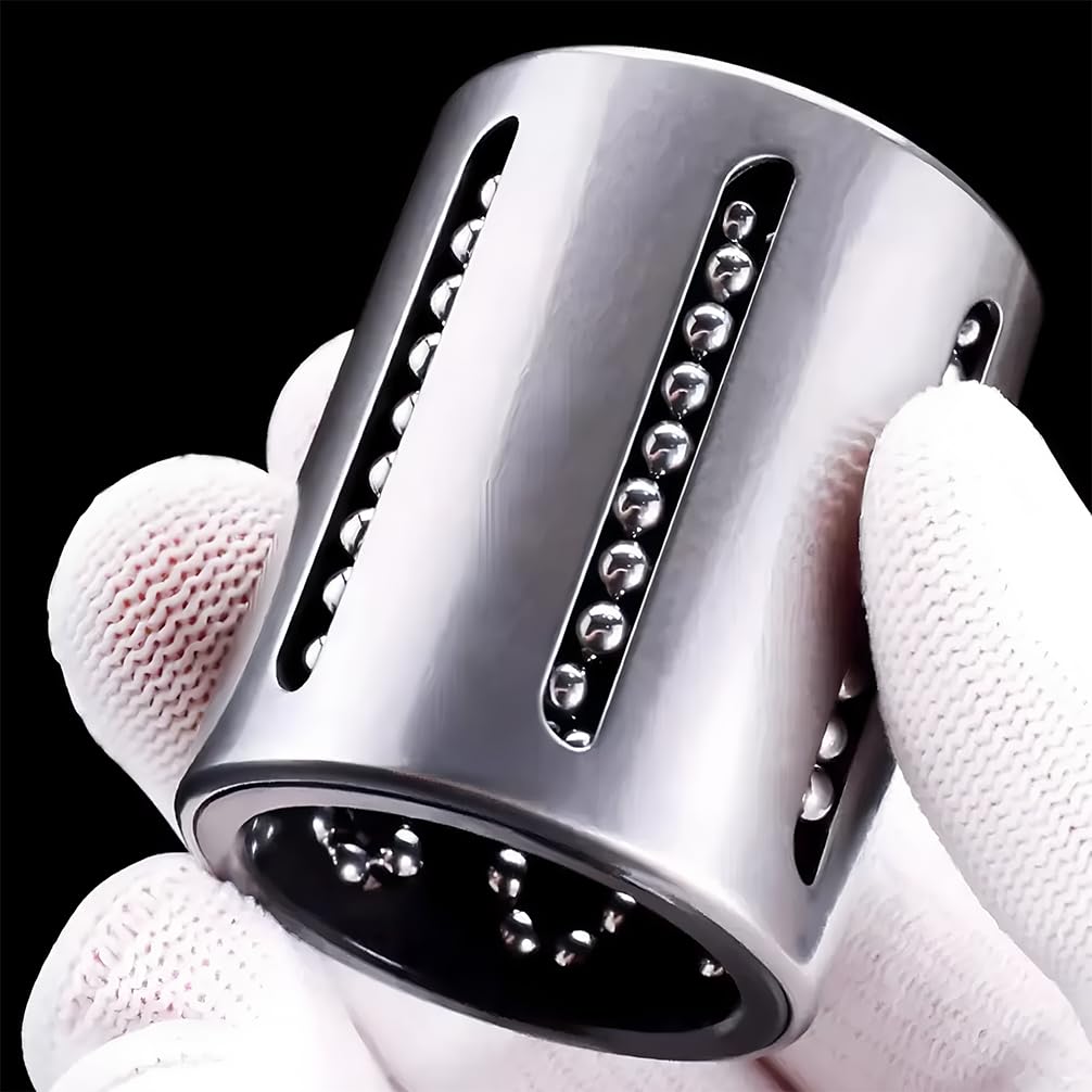 Lot de 5 douilles linéaires compactes KH5070PP 50 mm x 62 mm x 70 mm Roulement à billes linéaire compact à haute dureté et résistance à l'usure ainsi que double joint
