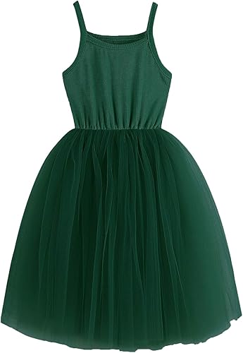 Vestido tutú para niñas pequeñas, con mangas con vuelo, sin mangas, vestido de tul de princesa, vestido de fiesta vintage para niñas pequeñas