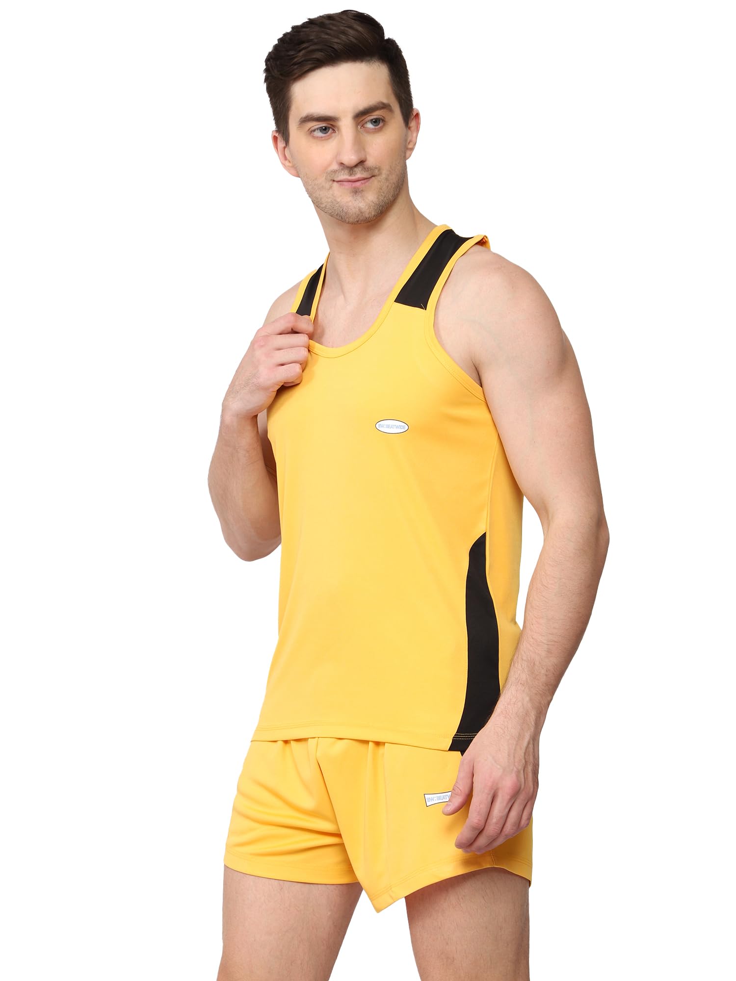 BW: BEATWIDE Men's PMC Fabric Running Kit - Athletic Running Set with Track Suit - Ideal for Running Enthusiasts - Complete Your Gear with this Running Kit for Men
