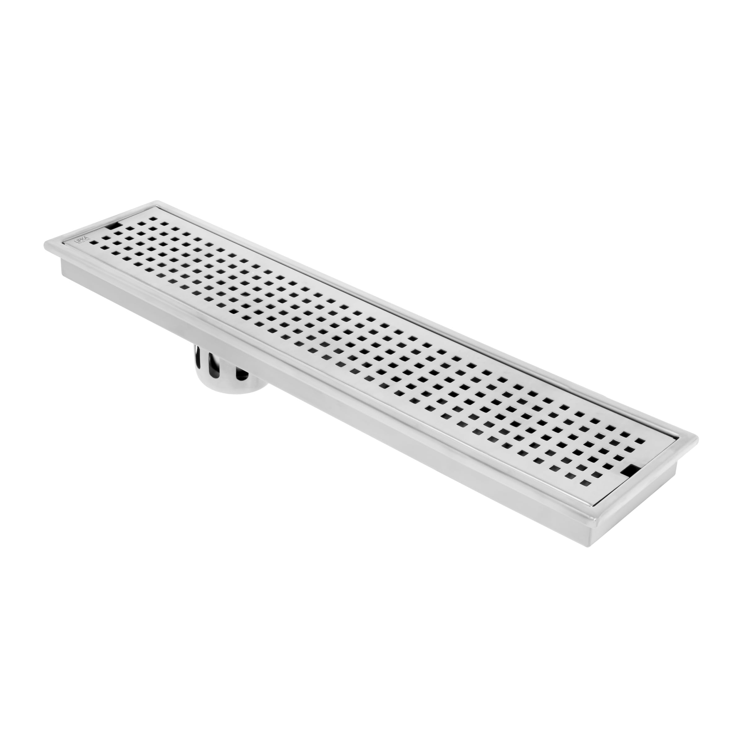 LIPKA Palo Shower Drain Channel | 36 × 5 Inches | 304 Stainless Steel Shower Water Drain Channel for Bathroom & Shower Areas| Floor Drain with Cockroach Trap, Side Hole with Collar 4