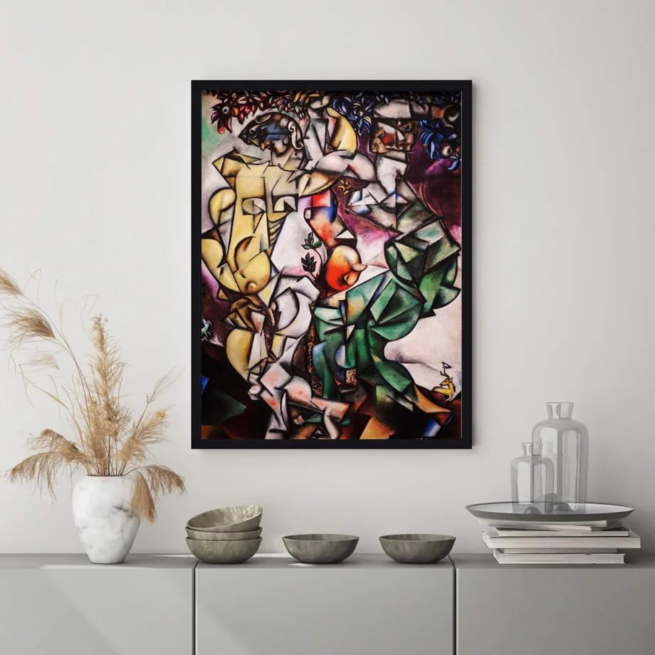 Amazon.co.jp: マルク・シャガール ウォールアート《アダムとイブ