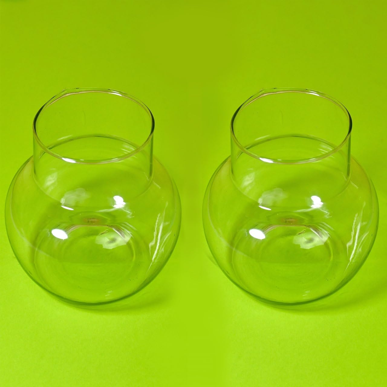 Green Fills Glass Vase for Bamboo Plant, Money Plant, Flower Vase, Candy Jar (Pack 2) (B0CW1Q1Z49) Amazon Price History, Amazon Price Tracker