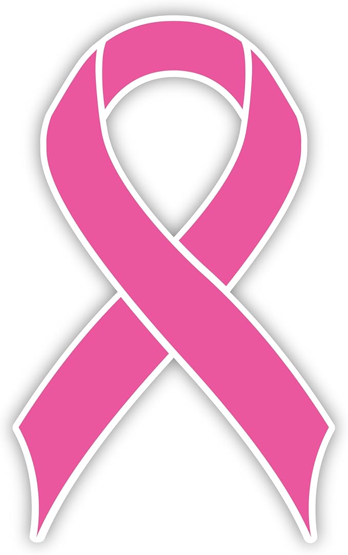 Breast Cancer Awareness Magnet – Pink Ribbon – Water Resistant & UV-Protected – Durable Car & Outdoor Magnet (Pink, 8” x 4.75”)