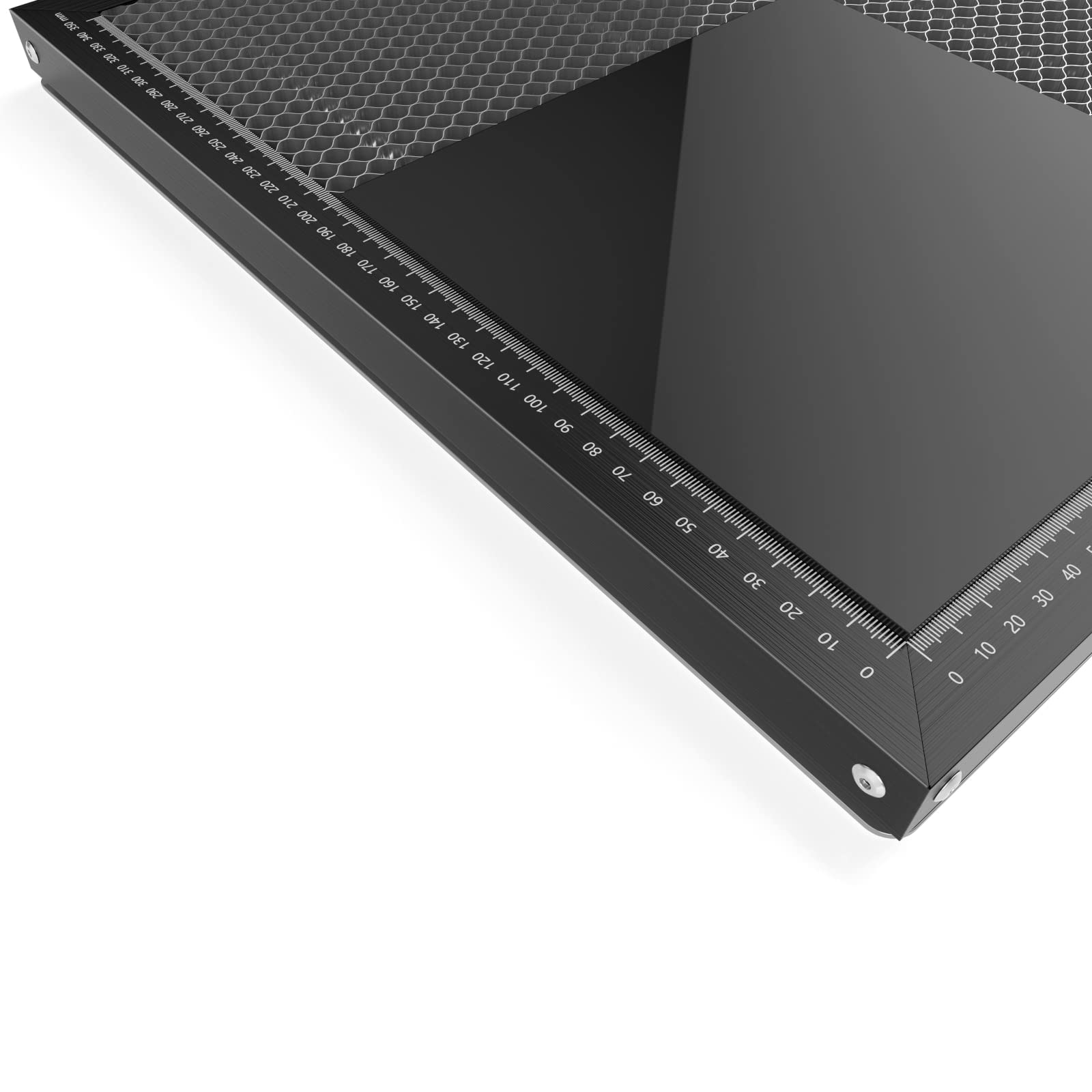 SCULPFUN Honeycomb Table de travail pour machine à graver laser - 400 x 400 x 22 mm - Avec plaque en aluminium - Compatible avec différentes machines à graver