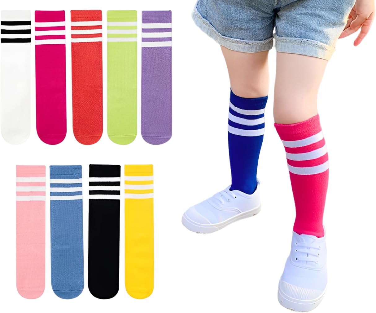 Amazon.co.jp: [ZGKULAEAOW] 子供ソックス ラインソックス