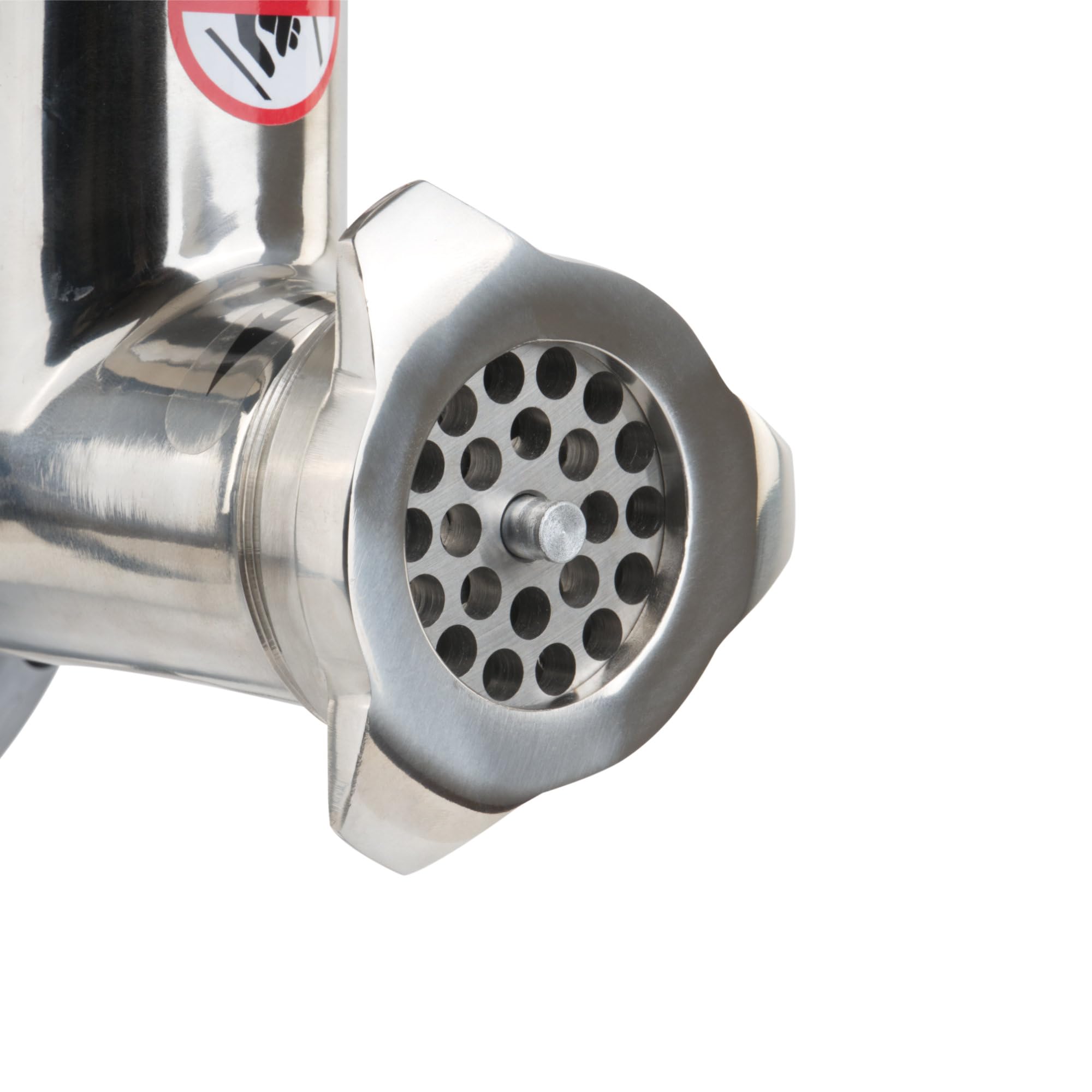 Mahlzeit picadora de carne de acero inoxidable eléctrica | plata | 450W - 75kg/h | Picadora de carne picadora con embutidor de embutidos cortador de carne