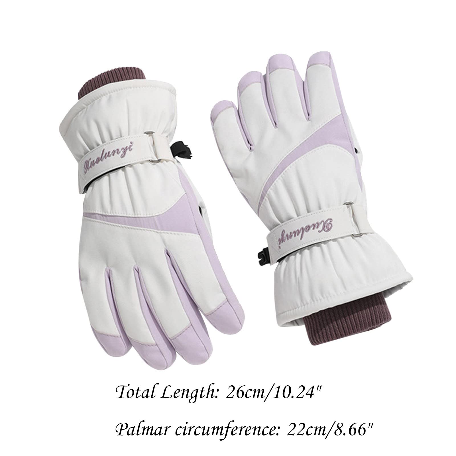 PATIKIL Gants D'Hiver Imperméables Femme – Écran Tactile, Ski, Snowboard, Randonnée, Chaleur & Confort