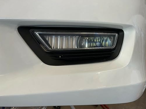 Miniatura 4 de HECASA Bisel para luz antiniebla compatible con Honda Accord Sedan 2013-2015, lado del conductor izquierdo, repuesto para HO1038111 71112T2AA10 (LH)