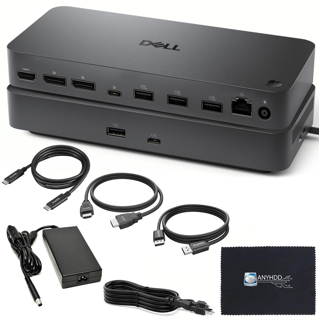 Pro Dock WD25 USB-C Docking Station – 100W Power, Dual 4K Display Support, Includes Anyhd…