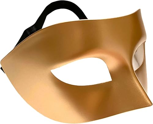 MASQSTUDIO Máscara de baile burlesque para hombre, baile de graduación, fiesta de cumpleaños, corbata negra, disfraz de Halloween