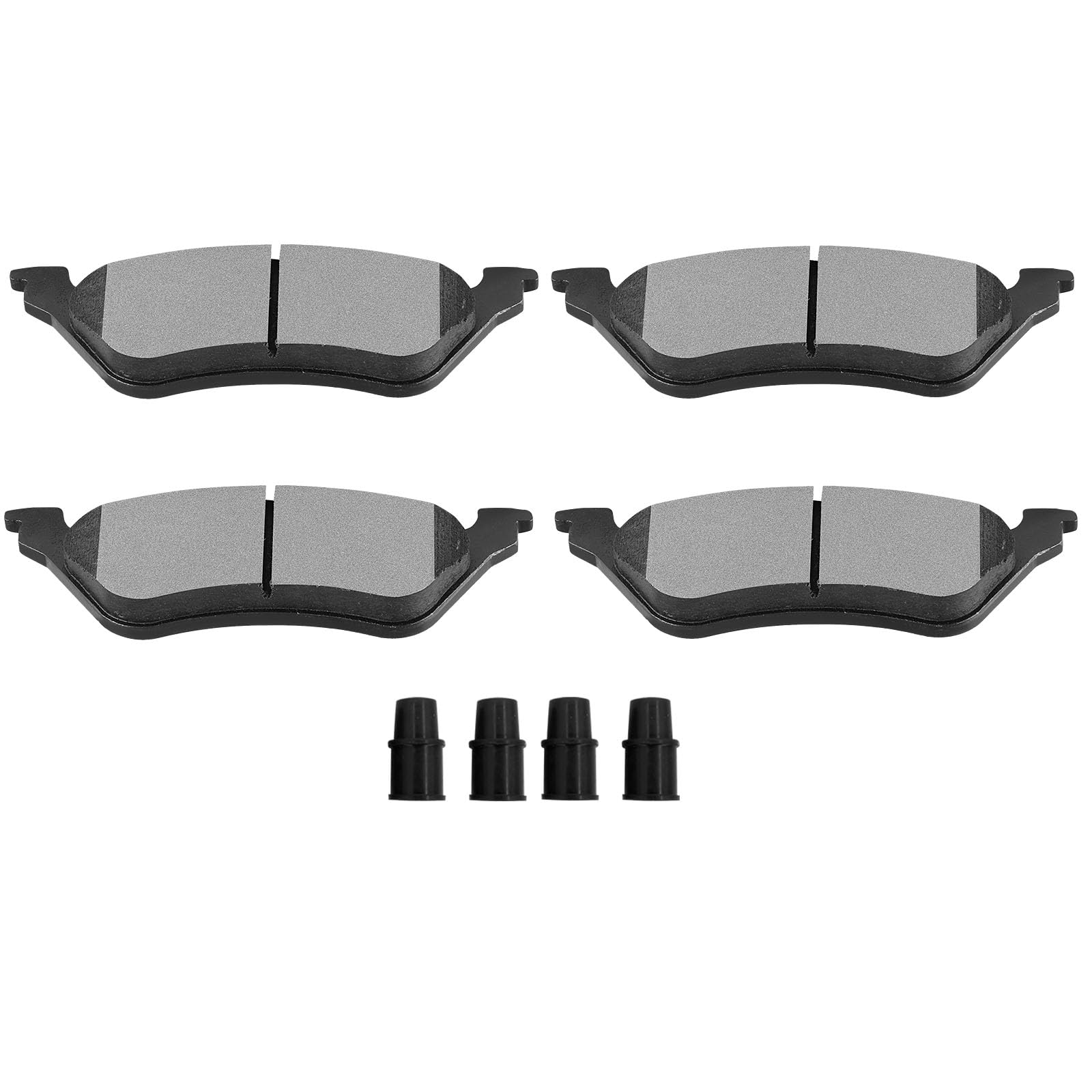 SCITOO D858 Rear Ceramic Brake Pads Sets Fit For Chrysler Town &amp; Country 2001-2007,For Dodge Caravan 2001-2007,For Dodge Grand Caravan 2001-2007, As Pictures Shown