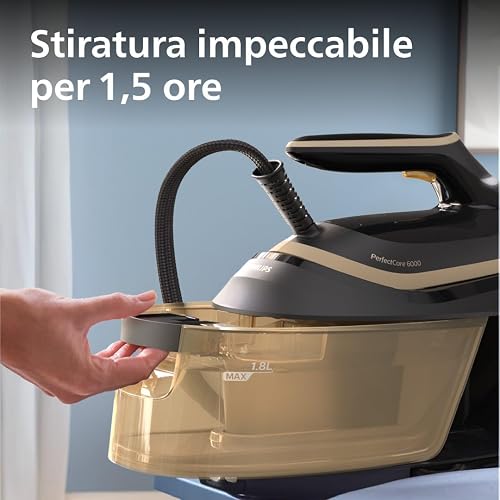 Philips PerfectCare 6000 Ferro da Stiro con Caldaia, 8 Bar, 600g/min - 4
