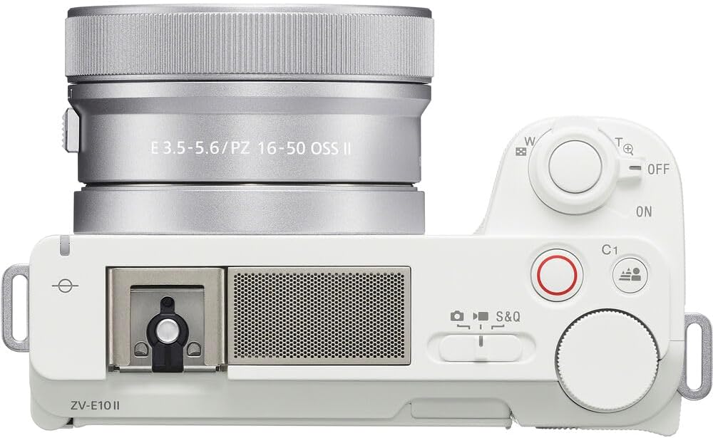 Sony ZV-E10 II Mirrorless Alpha APS-C Camera Body + 16-50mm F3.5-5.6 OSS II Zoom Lens White ZVE10M2KW Content Creators Bundle with Deco Gear Case + Microphone + Extra Battery + Tripod Accessories Kit