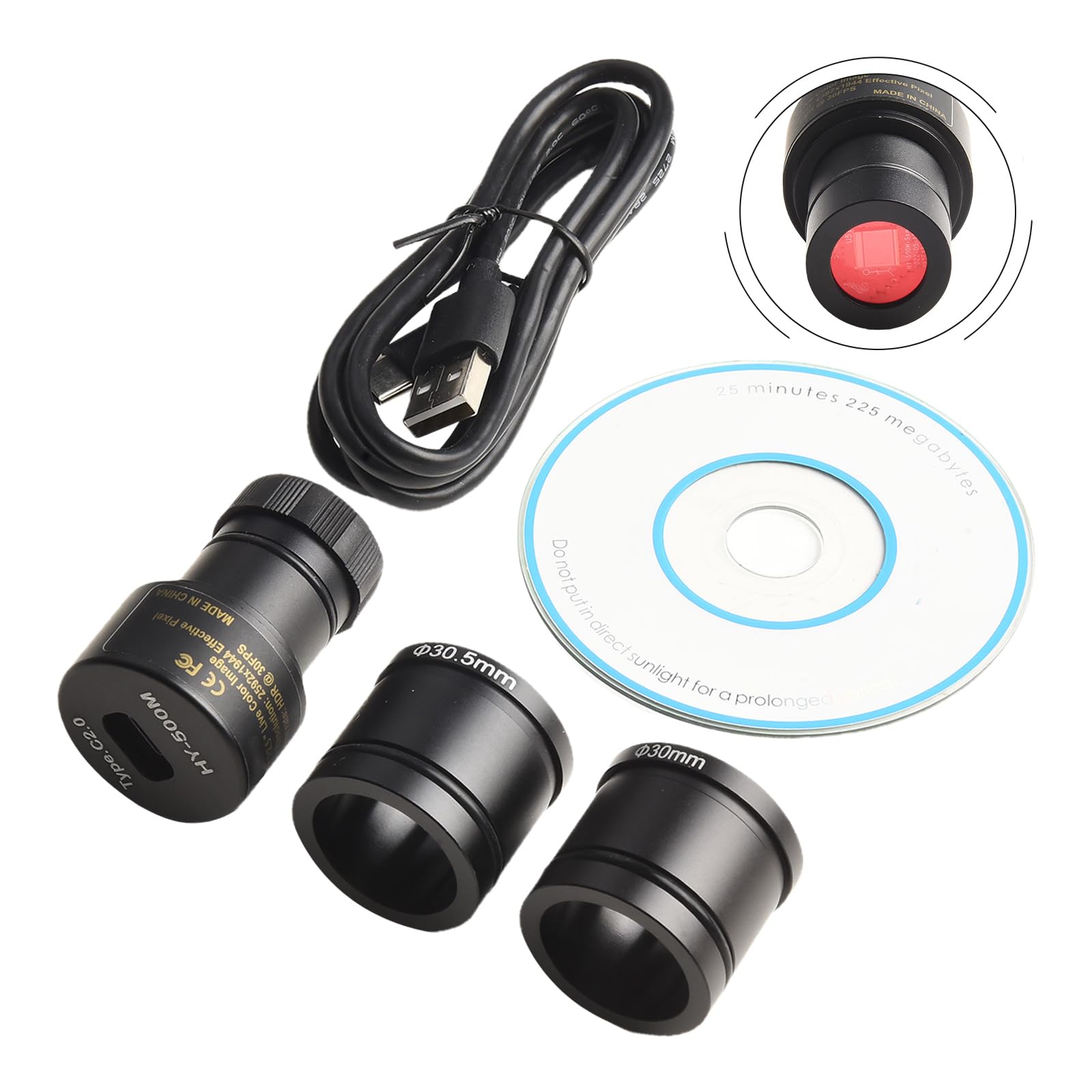 Digitale elektronische Okularkamera, 5 MP Cmos USB-Mikroskop-Kamera, digitale elektronische Okular-Industriekameras