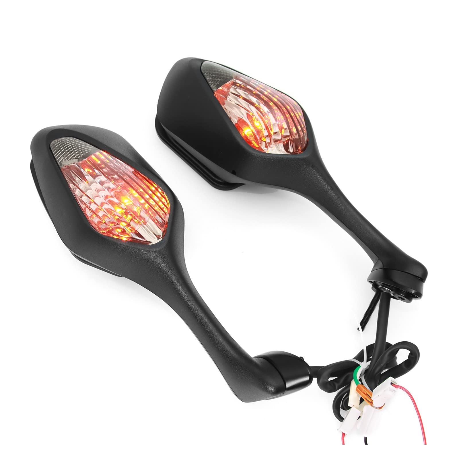 HONDA CBR1000RR用カスタムウィンカー｜BOSSCOM HA CBR1000RR &amp; VFR1200用LEDターンシグナル付きバイク用バックミラー - 安全性とスタイルを向上するブ