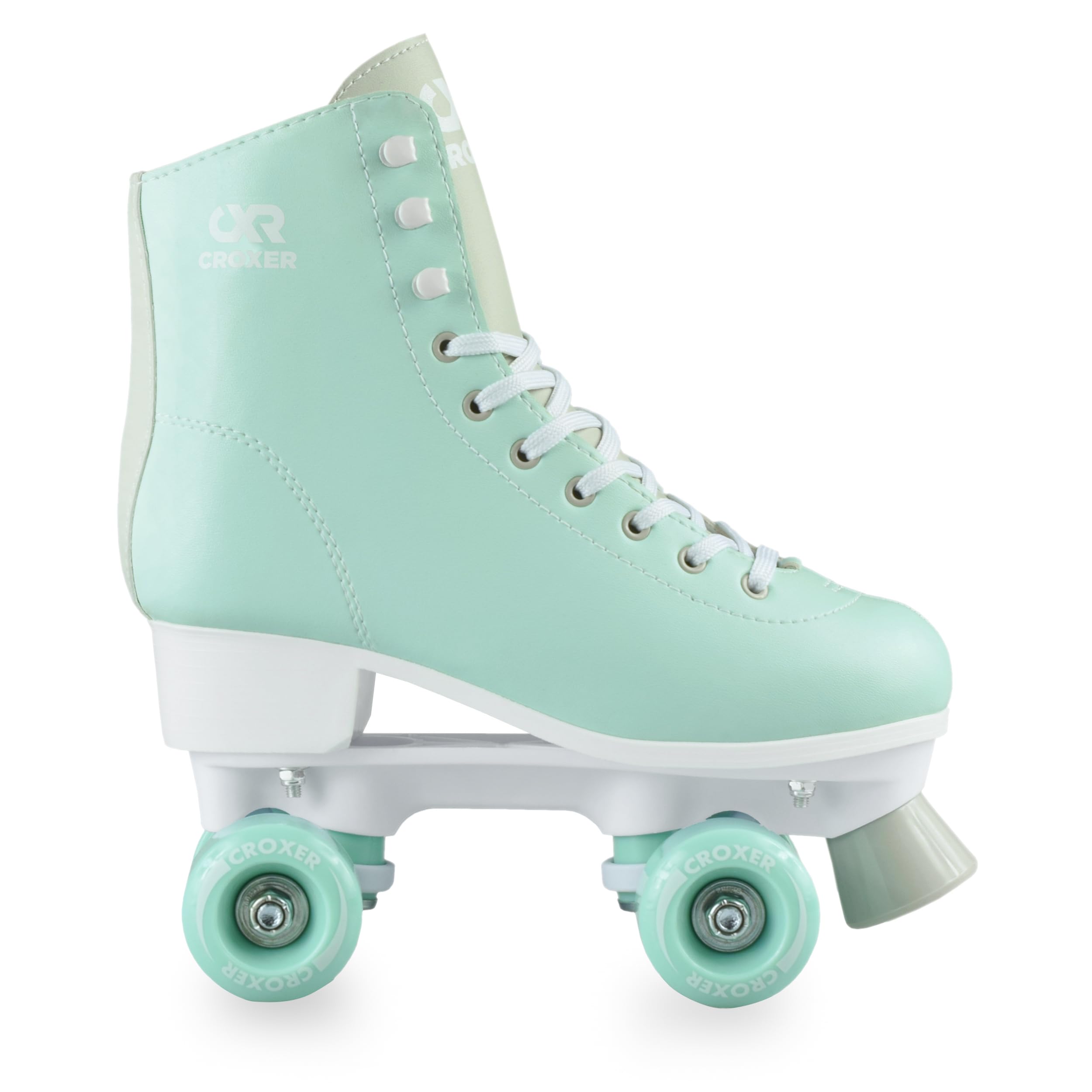 Lea - Patines de Ruedas, Color Verde y Rosa — view 3