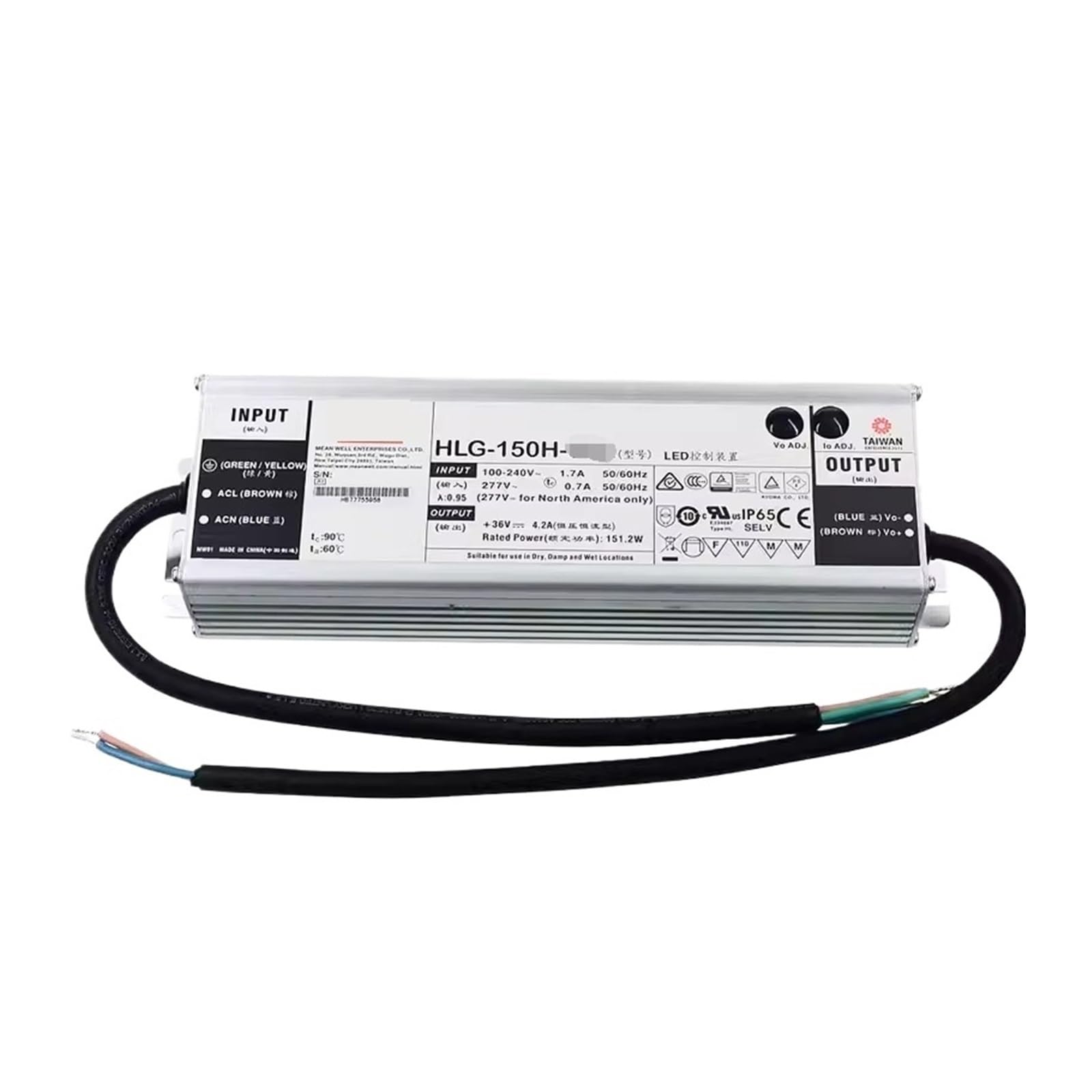 SWEWDSQG HLG-150H-12A/15A/24A/24B/30A/36A/42B/48A/54A Constant Current Driver Switching Power Supply(HLG-150H-48B)