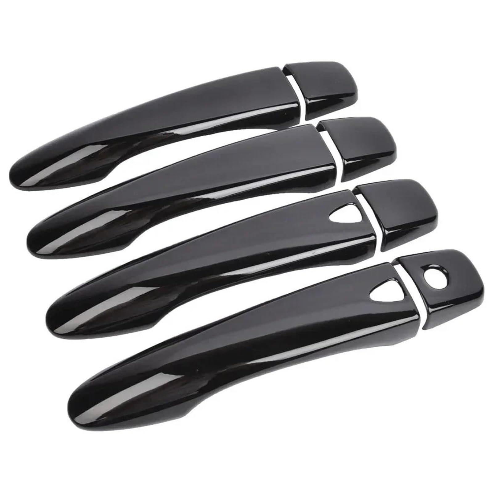 YSDSLS Car Exterior Door Handle Moulding Cover Trim Sticker for Nissan for Qashqai 2016-2019(Smart Black)