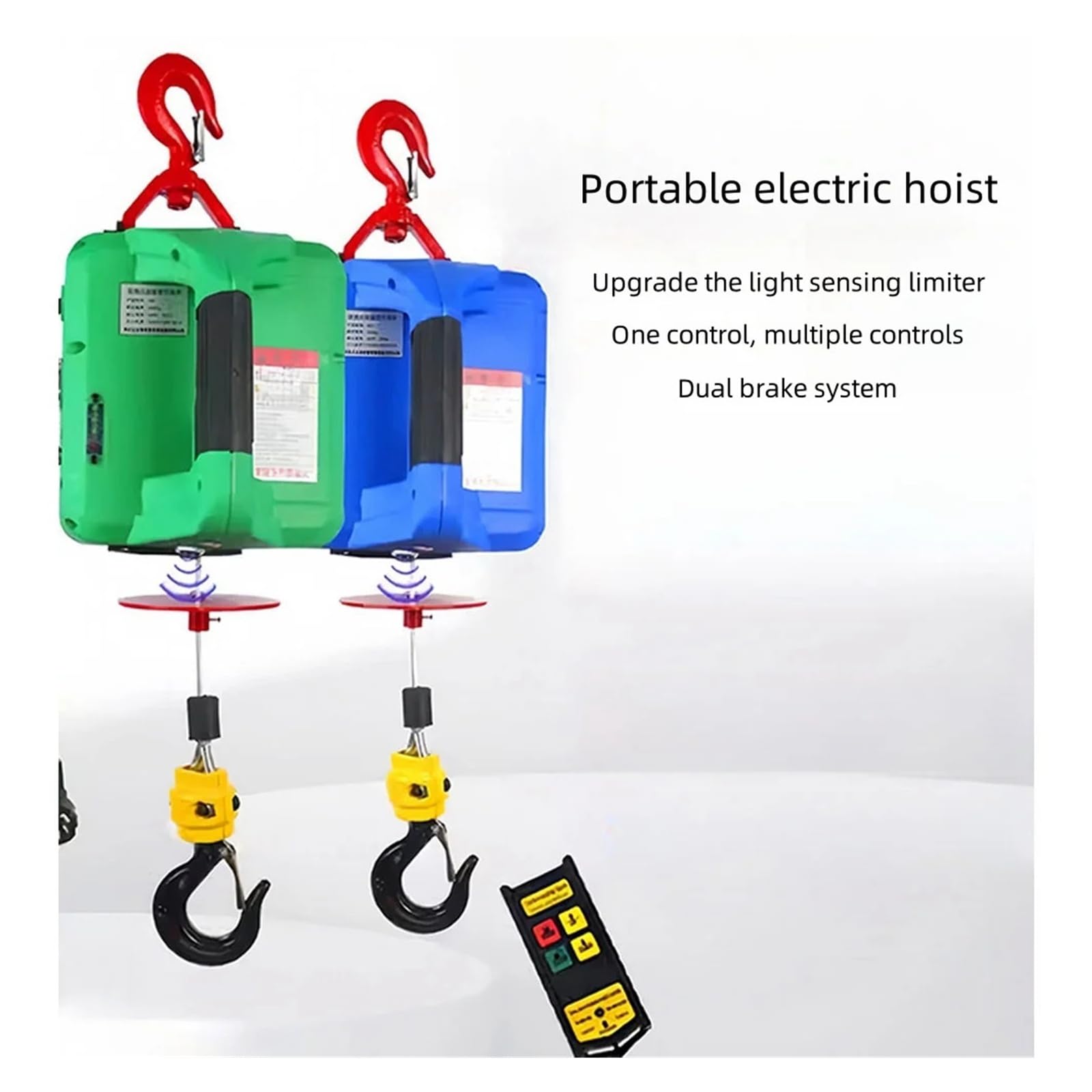 100-500 kg drahtlose Fernbedienung drei in einem elektrischen Hebekran Haushalt kleines Heben Stabile Ausgabe(The three in one,500 Kg)