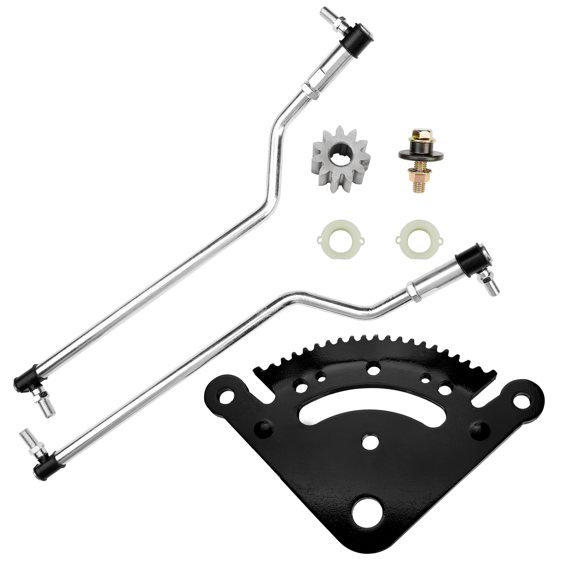 Steering Sector Drag Link Kit, 19 Teeth Steering Tie Rod Kit Compatible With John Deere Lawn Mower, include D110 D130 D140 D170 LA105 LA115 LA130 LA135 LA140 LA145 LA175, Misakomo Tractor Steering Kit